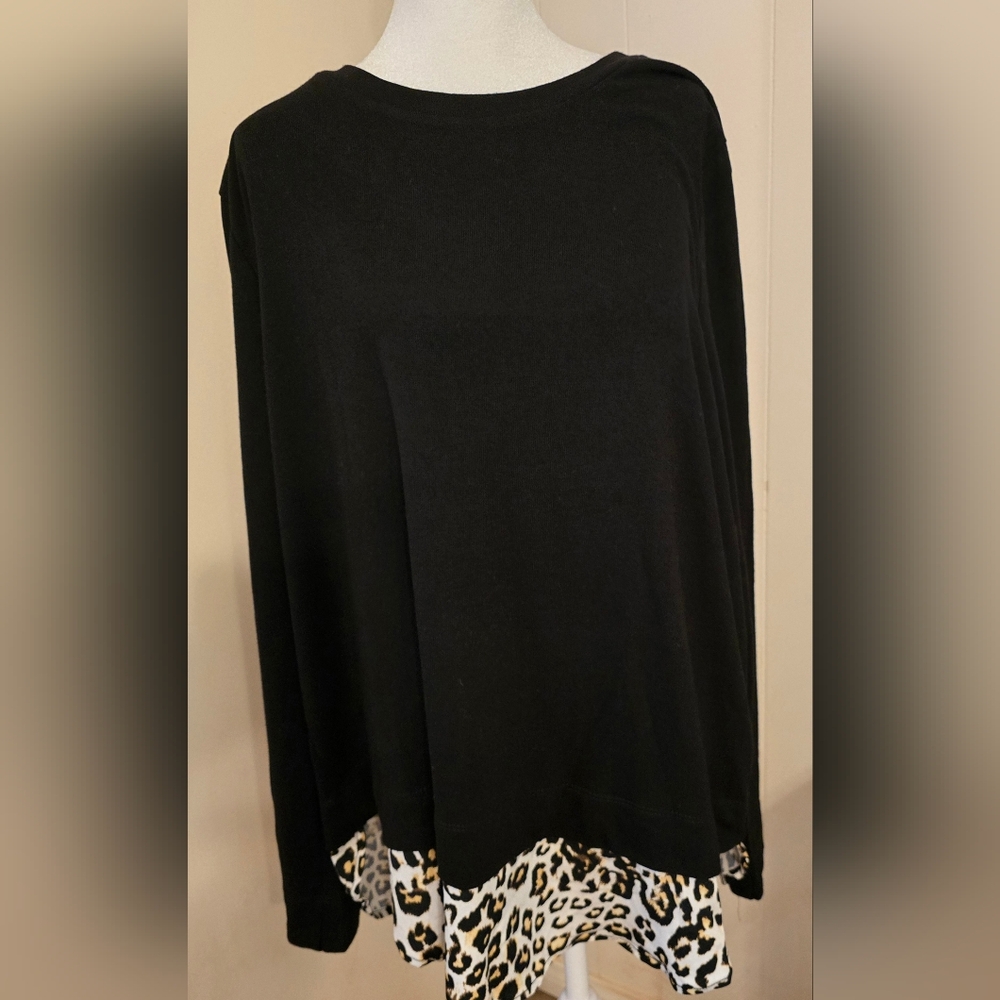Philosophy Black Knit Top